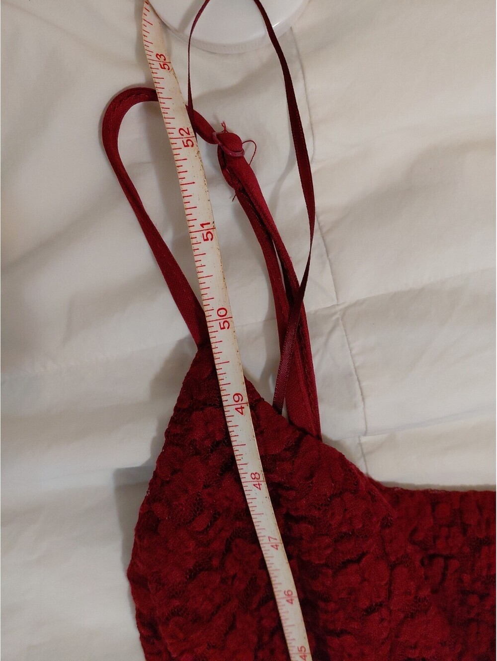 NWT Sexy BARDOT Louisa Mesh Midi Dress in Burgundy Size 10 #187 - Picture 6 of 12